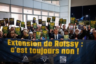 Notre présence à la réunion de restitution de l’enquête publique ADP.